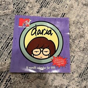 MTV Daria Purple 1999 Calendar